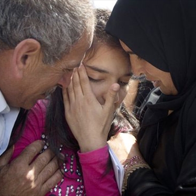 Palestinian girl, 12, freed from Israeli jail